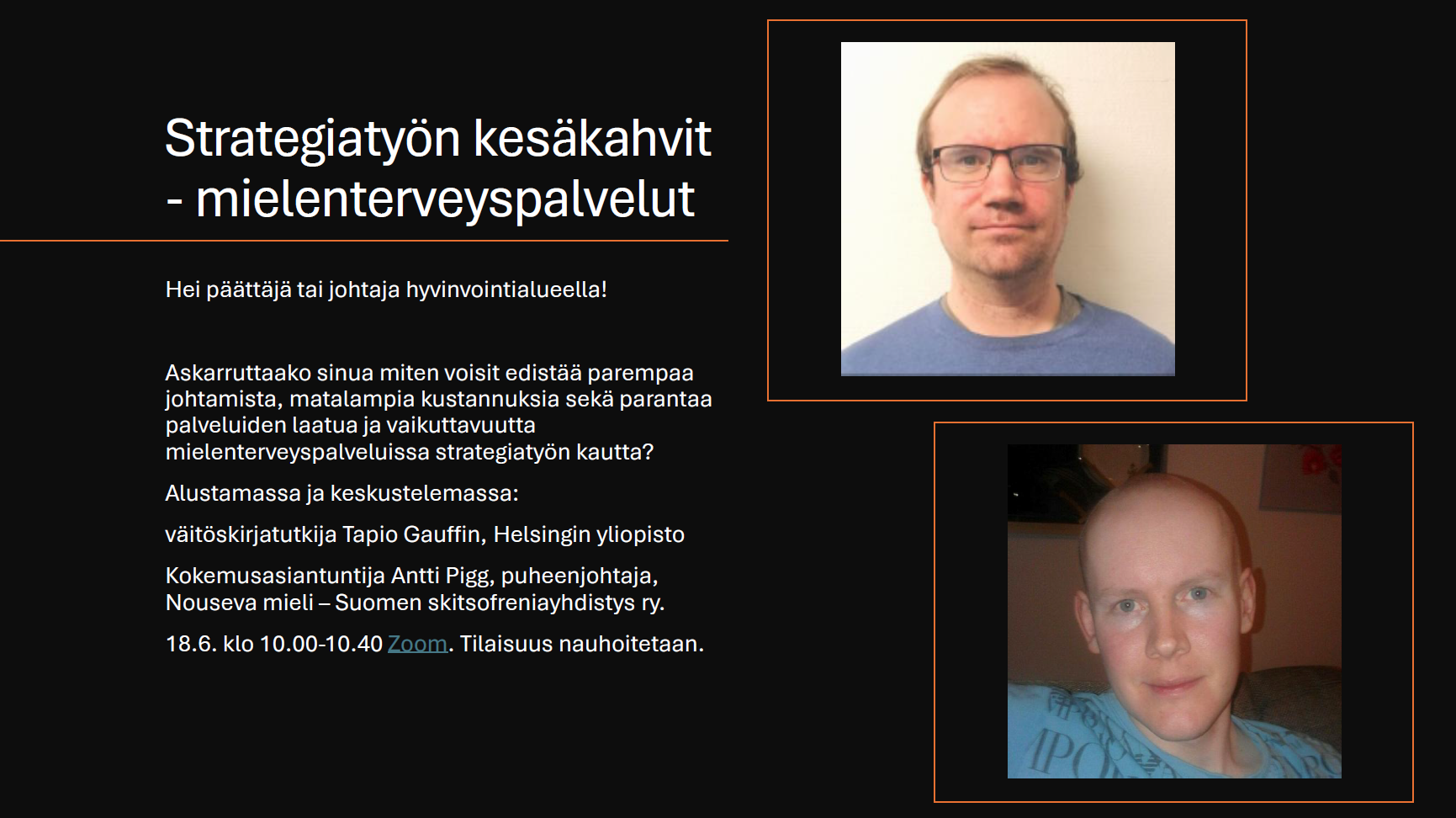 Read more about the article Strategiatyön kesäkahvit – mielenterveyspalvelut
